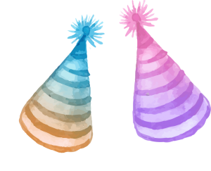 Party birthday hat PNG-86440